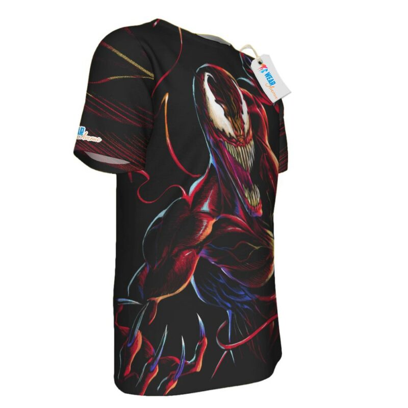 Carnage neon Marvel T shirt 4