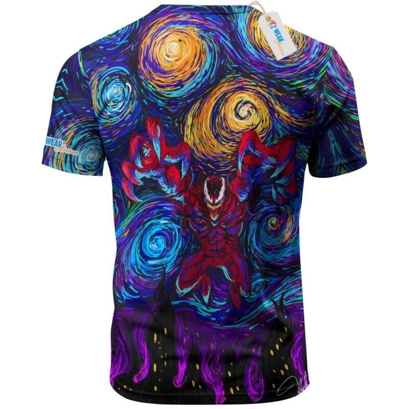 Carnage starry Marvel T shirt 3