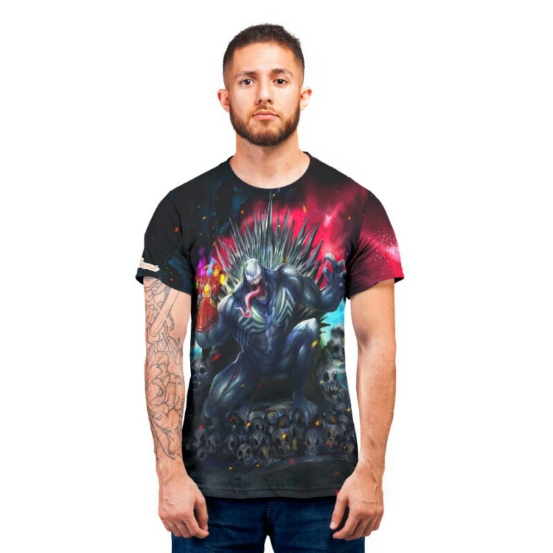 End Game Venom x GOT Marvel T shirt 6