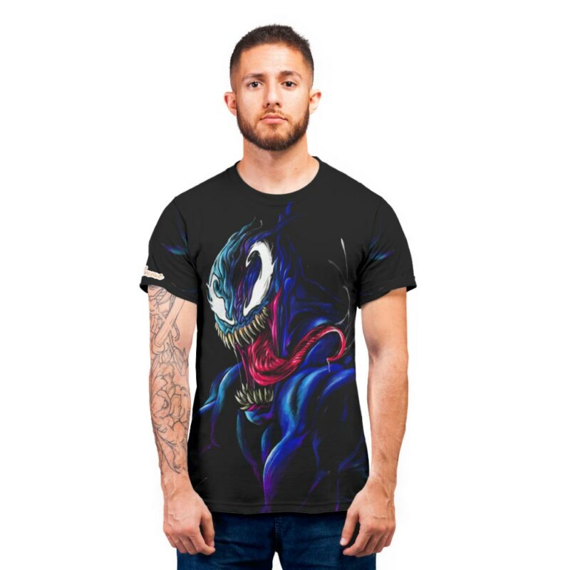 Venom Neon Marvel T shirt 6