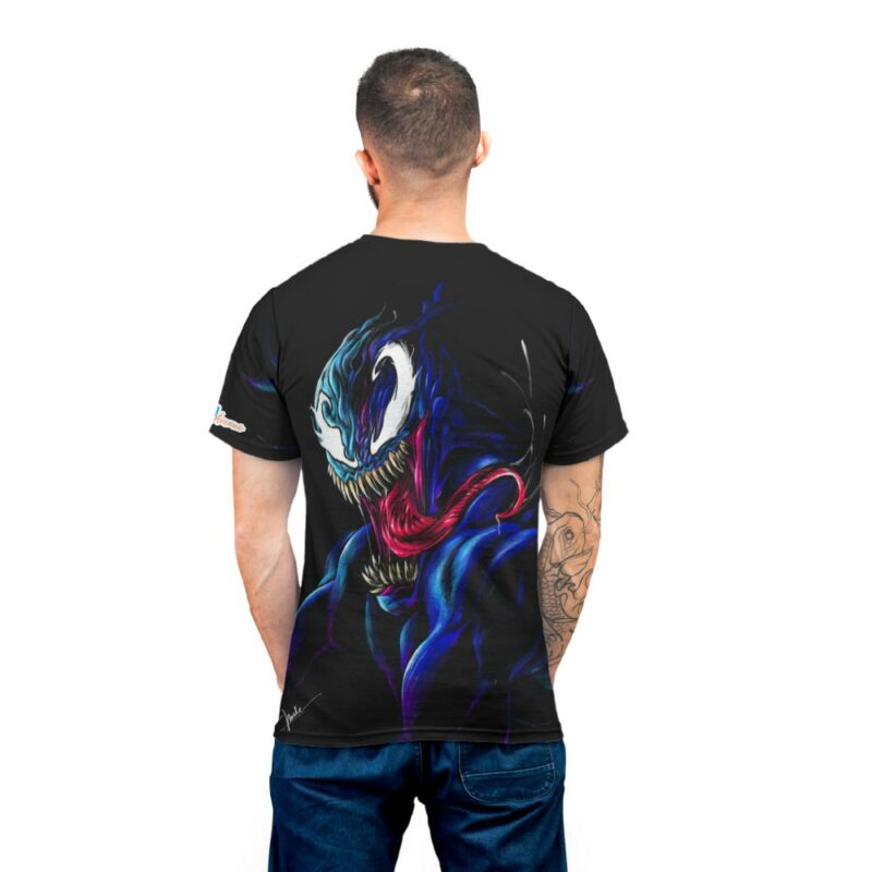 Venom Neon Marvel T shirt 7