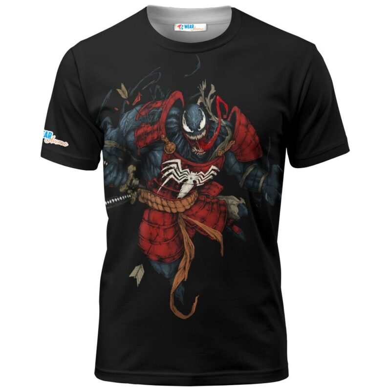 Venom Samurai Marvel T shirt (2)