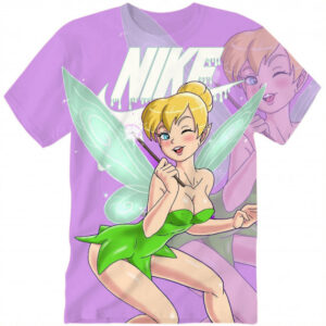 Customized Disney Tinker Bell Kawaii Tshirt Adult And Kid Tshirt