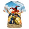 Deadpool vs Wolverine Marvel Comics T-shirt – Superhero Battle Tee 50