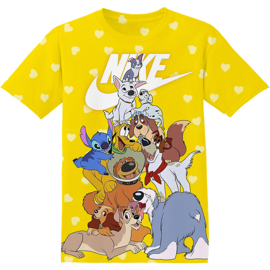 Customized Disney Lady and the Tramp Tshirt Adult And Kid Tshirt