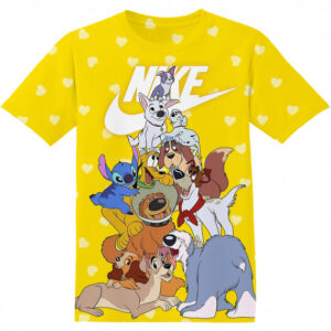 Customized Disney Lady and the Tramp Tshirt Adult And Kid Tshirt