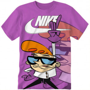 Customized Cartoon Gift Dexter Laboratory Tshirt Adult And Kid Tshirt