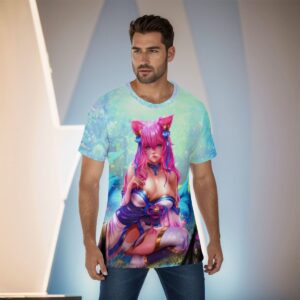 Ahri Ahegao All over print T-shirt