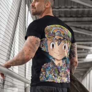 Ash Collage Art Pokemon T-Shirt