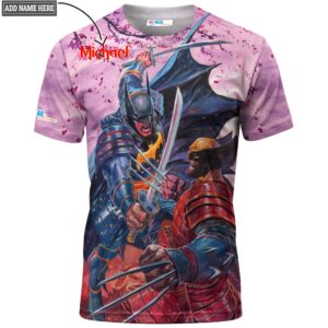 Batman Vs Wolverine T-shirt