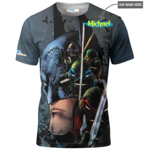 Batman X Teenage Mutant Ninja Turtles T-shirt