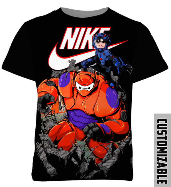 Customized Disney Big Hero Tshirt Adult And Kid Tshirt