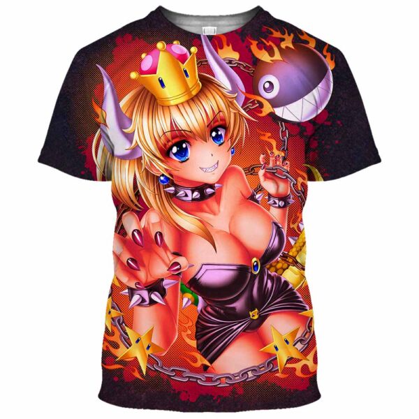 Bowsette Ahegao Hentai From Super Mario T-shirt
