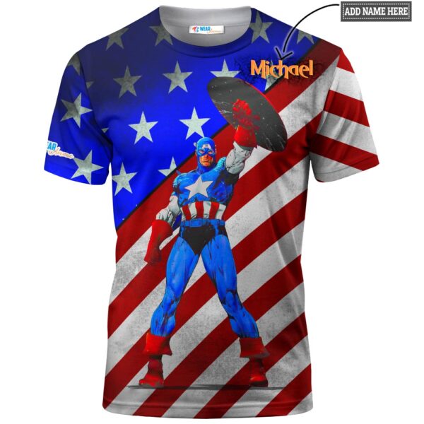 Captain America T-shirt, Marvel T-shirt