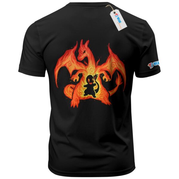 Charmander Charizard From Pokemon T-shirt