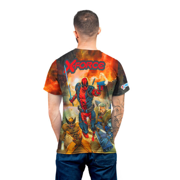 Deadpool Wolverine Cable Marvel Comics T-shirt