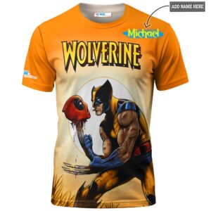 Deadpool vs Wolverine Marvel Comics T-shirt