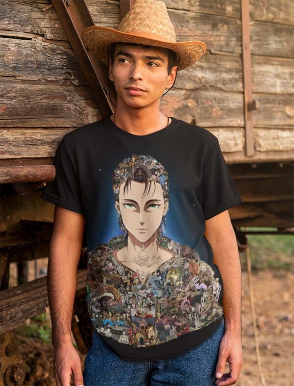 Eren Yeager Collage Art Attack on Titan T-Shirt