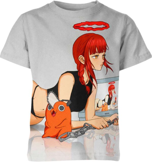 Pochita and Makima From Chainsaw Man T-shirt