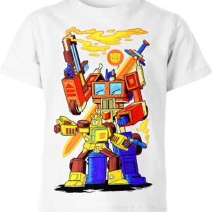 Optimus Prime and Bumblebee from Transformers T-shirt