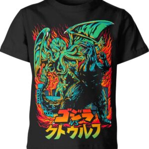 Godzilla vs Cthulhu T-shirt