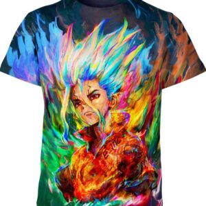 Senku Ishigami from Dr Stone T-shirt