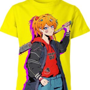 Asuka Langley Soryu From Evangelion T-shirt