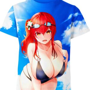 Zara From Azur Lane Hentai Ahegao T-shirt