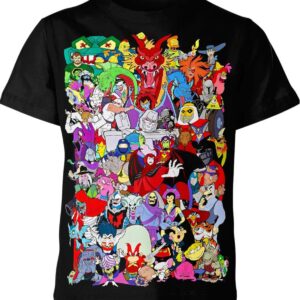 Cartoon Villains 80S 90S T-shirt