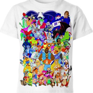 Cartoon Heros 80S 90S T-shirt