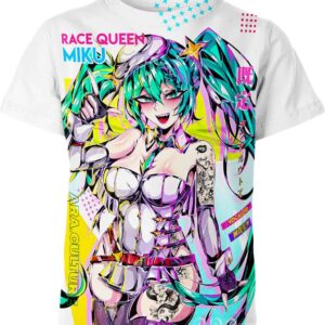 Hatsune Miku Racing Miku Vocaloid T-shirt