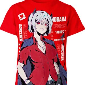 Justice Helltaker Kugisaki Nobara Jujutsu Kaisen T-shirt