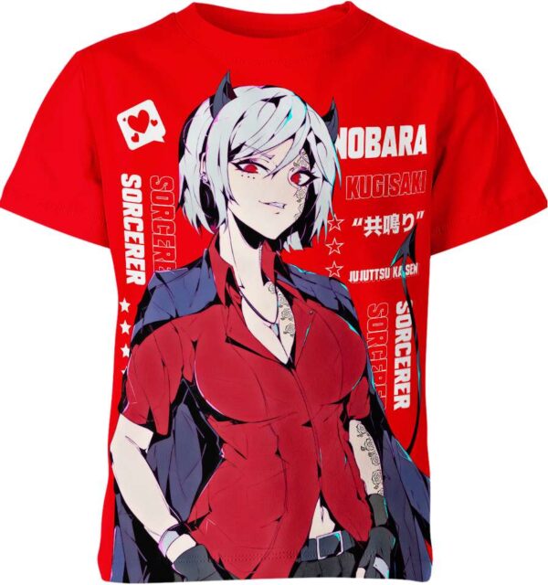 Justice Helltaker Kugisaki Nobara Jujutsu Kaisen T-shirt