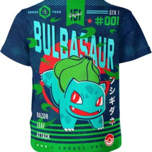 Bulbasaur Pokemon T-shirt