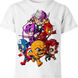 Chibi Avengers T-shirt