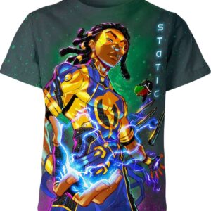 Static Shock DC Comics T-shirt