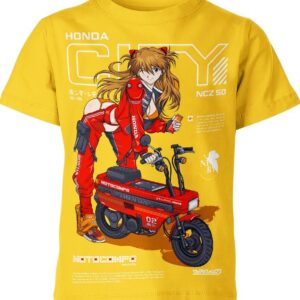 Asuka Langley Honda Motocompo T-shirt