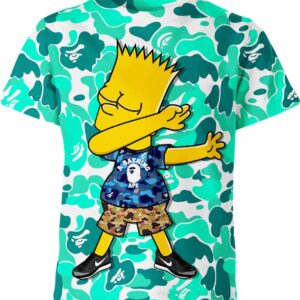 Bart Simpson Bape Nike T-shirt