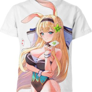 Flower Knight Girl T-shirt