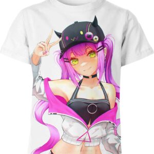 Anime Girl Tokoyami Towa T-shirt
