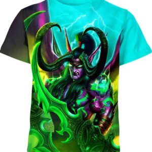 Illidan Stormrage Dota World Of Warcraft T-shirt