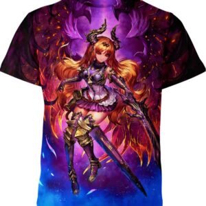 Dark Angel Olivia From Granblue Fantasy T-shirt