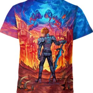 Fighter Vs Demon T-shirt
