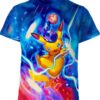 Lunala And Napstablook From Pokemon T-shirt