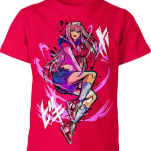 Zero Two From Darling In The Franxx T-shirt