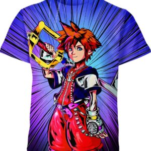 Sora From Kingdom Hearts T-shirt