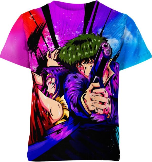 Spike Spiegel And Faye Valentine From Cowboy Bebop T-shirt
