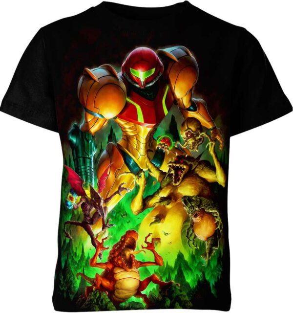 Samus Aran From Metroid T-shirt