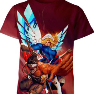 Genji And Mercy Overwatch T-shirt