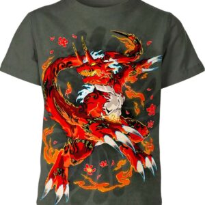 Growlmon From Digimon T-shirt